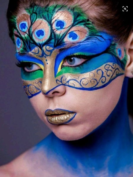 Крутые рисунки на лице