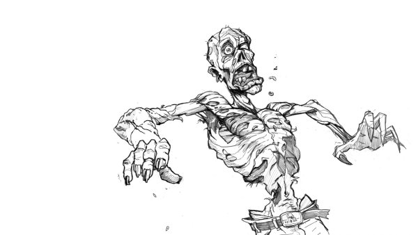 Страшные человекоподобные монстры