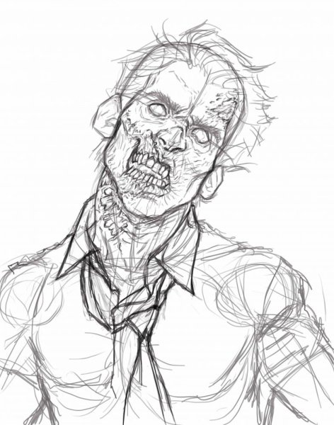 Раскраски монстры зомби против растений