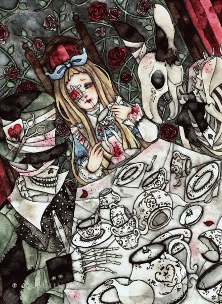 Страшная Алиса из страны чудес