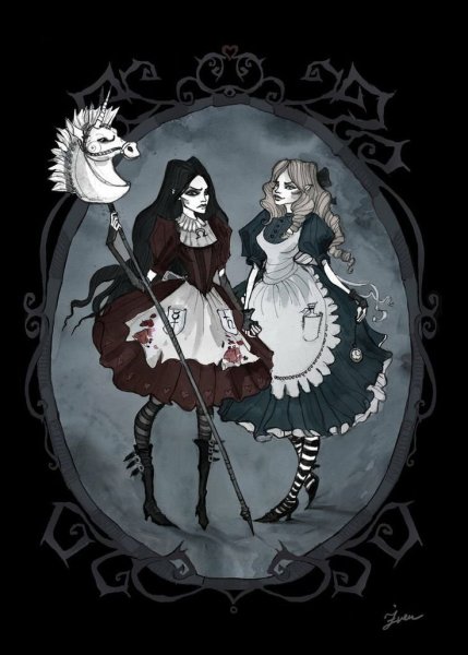 Alice Madness Returns арт карандаш