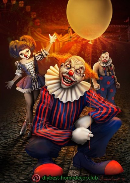 Мрачный цирк рисунок