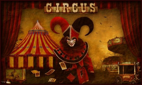 Клоун для срисовки