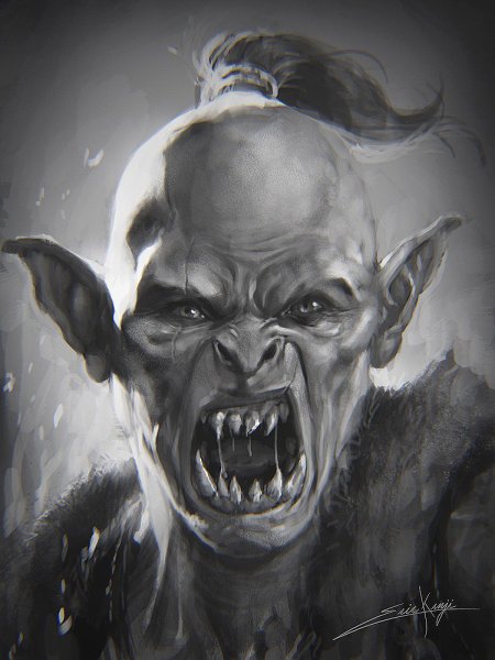 Страшная летучая мышь арт