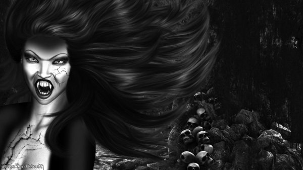 Раскраска вампир