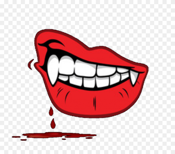 Нарисовать губы ручкой