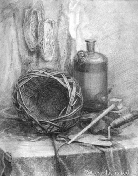 Натюрморты карандашом Юрий Кушевский