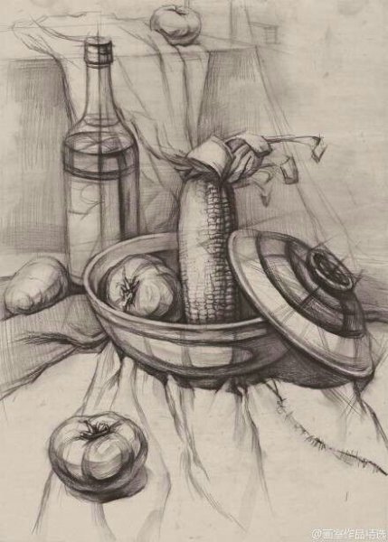 Натюрморт рисунок