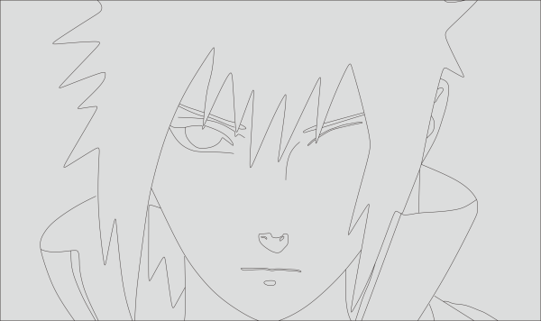 Рисунки для срисовки аниме Наруто Саске