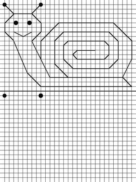 Копирование рисунка по клеточкам