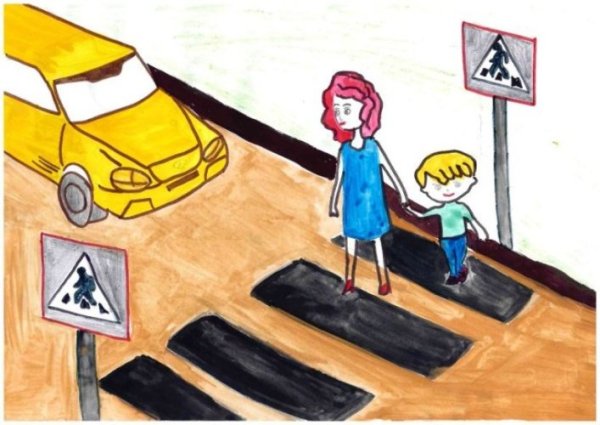 Рисунки на тему дорожно транспортного травматизма