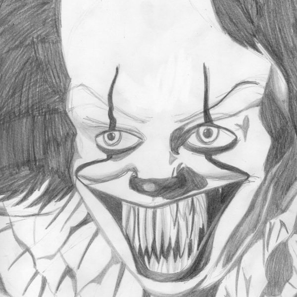 Клоун ПЕННИВАЙЗ черно белый