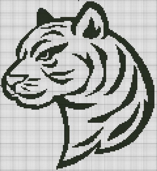 Рисунки по клеточкам сложные