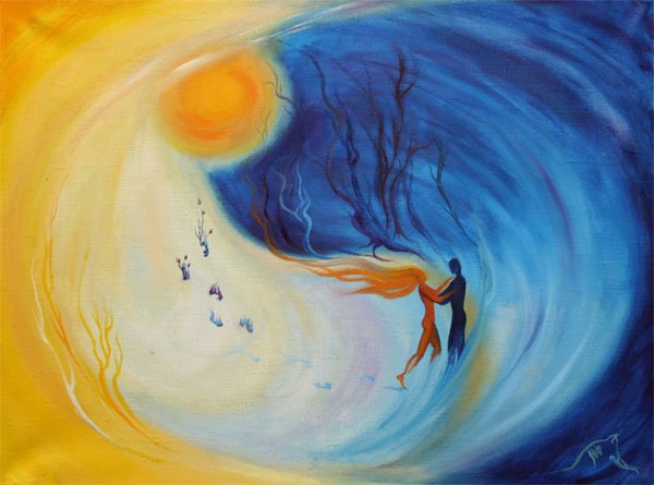 Картины в теплых и холодных тонах