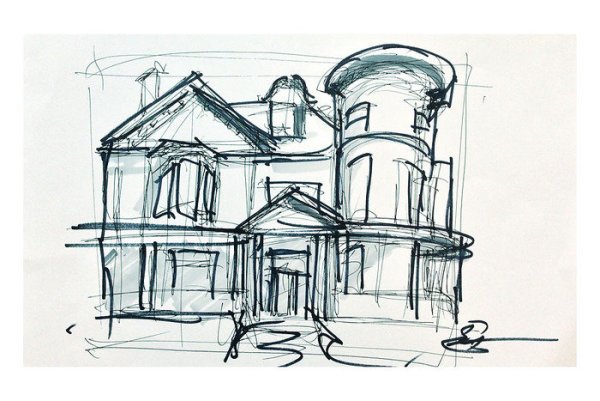 Рисование архитектурных сооружений