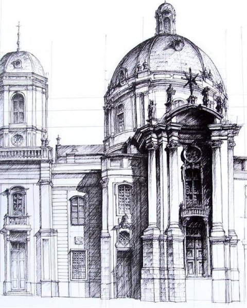 Архитектурные зарисовки