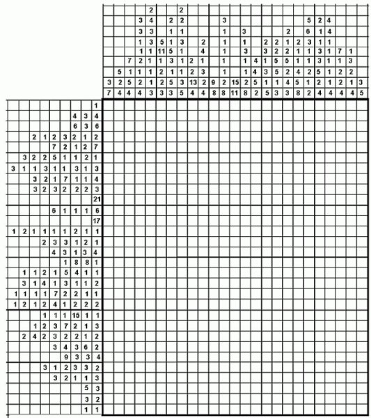 Nonograms японские кроссворды