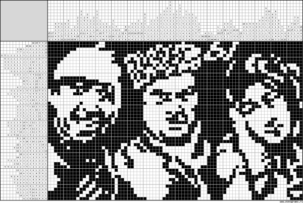 Японские кроссворды схемы