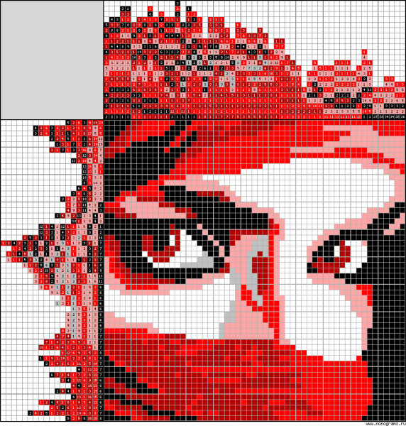 Японские кроссворды сложные