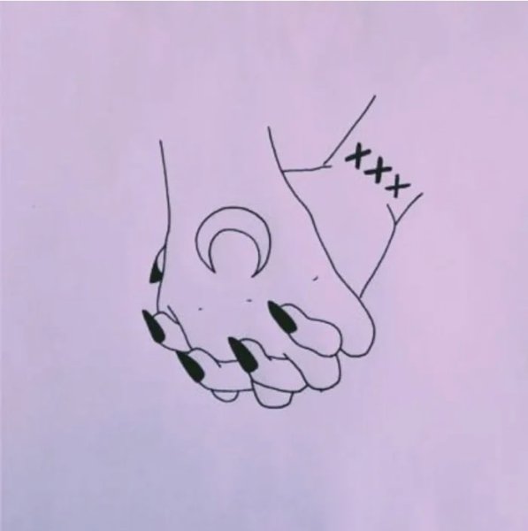 Простые рисунки для срисовки Эстетика