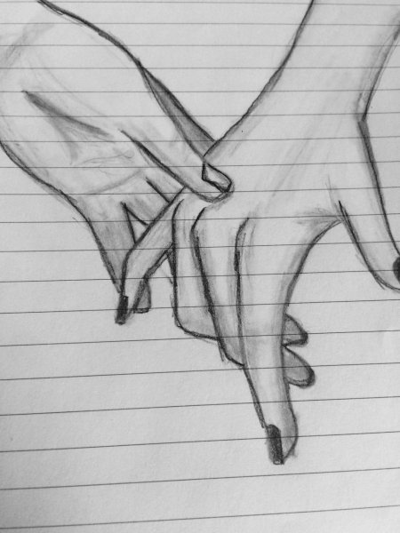 Ручка рисунок карандашом