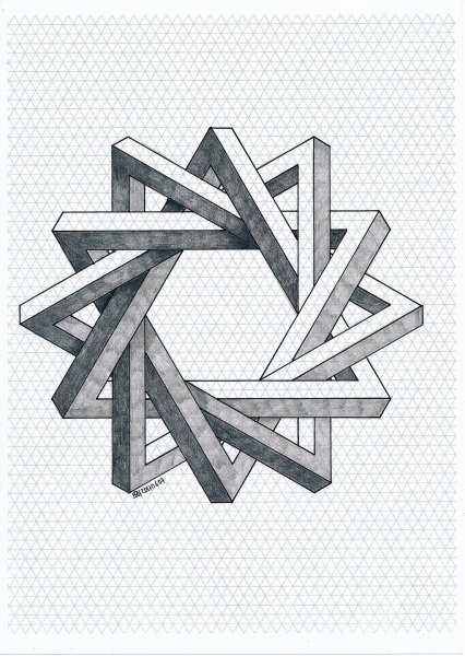 Треугольник Пенроуза Эшер