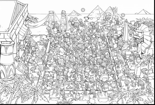 Раскраски сложные по играм