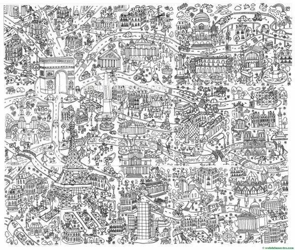 Плакат раскраска для взрослых