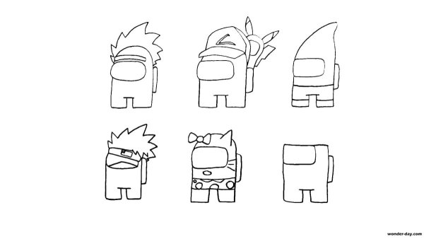 Раскраски персонажей из игр