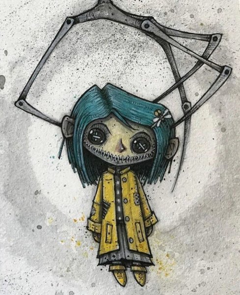 Рисунки страшные лёгкие