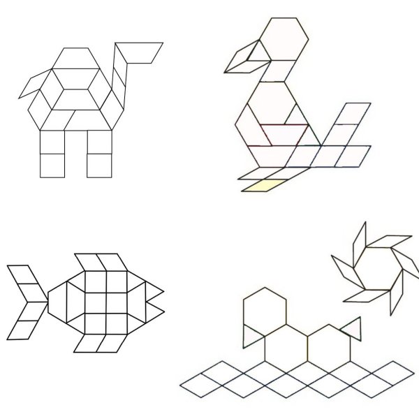 Методика л.а Венгера Геометрическая мозаика