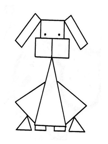 Рисунок из геометрических фигур