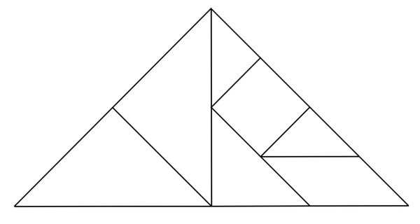 Замок с геометрическими фигурами