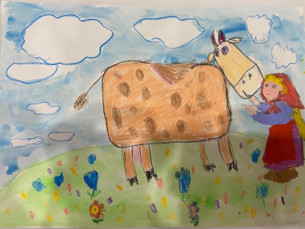 Крошечка Хаврошечка рисунок