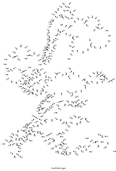 Соединить по точкам сложные