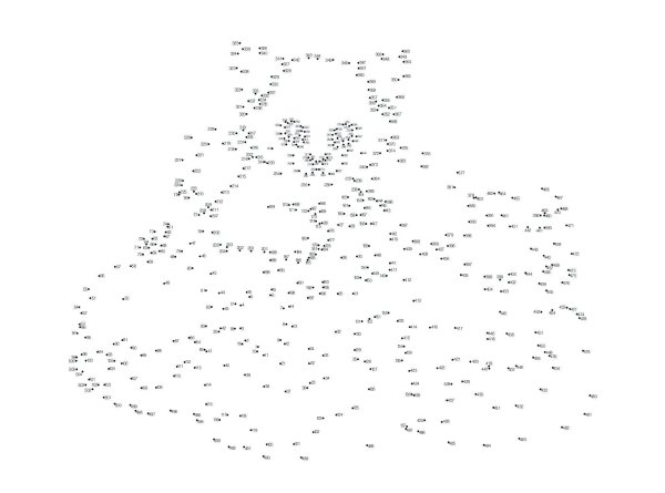 Соединять по точкам до 1000