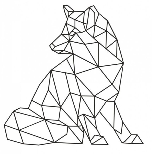 Геометрические фигуры животных