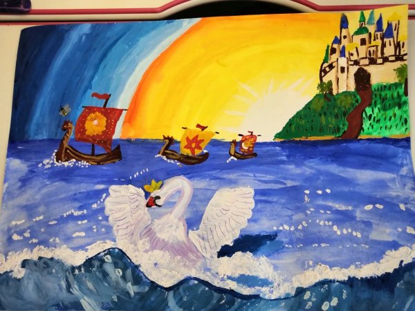 Иллюстрации по сказкам Пушкина о царе Салтане