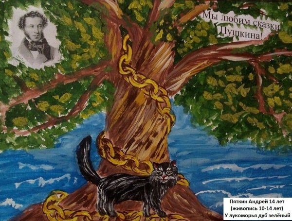 Конкурс рисунков по сказкам Пушкина