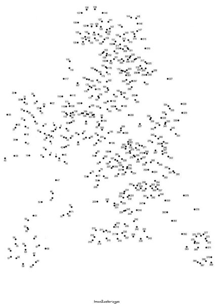 Рисование по точкам сложные