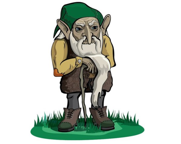 Дед Мороз для срисовки