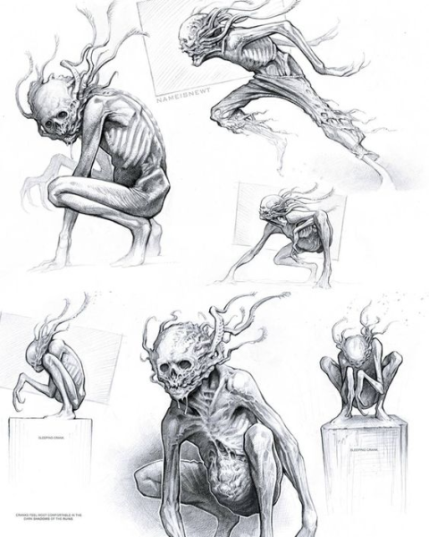 Скетчи монстров