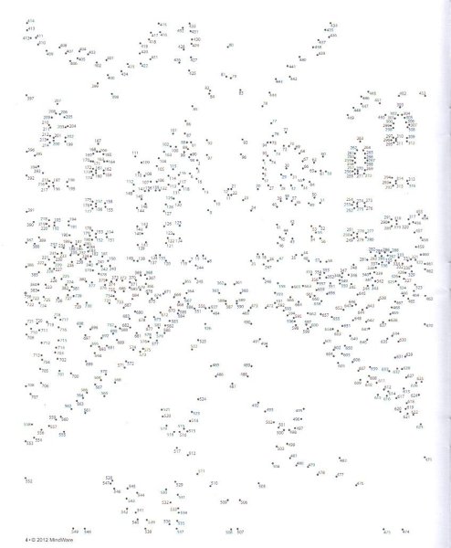 Узоры по точкам сложные