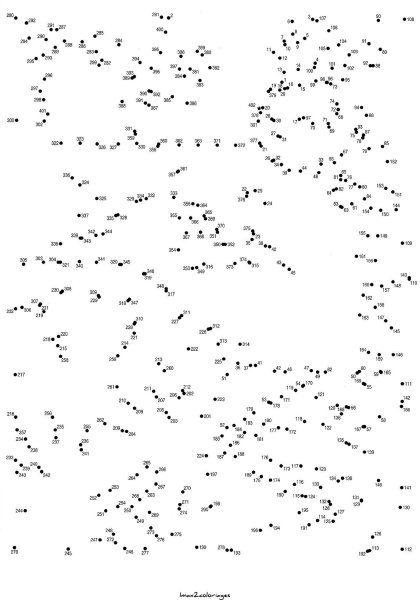 Рисование по цифрам сложные