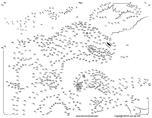 Рисование по цифрам сложные