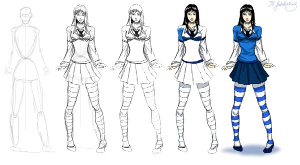 Стили рисования для начинающих в полный рост