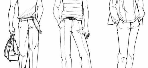 Человек для срисовки в полный рост