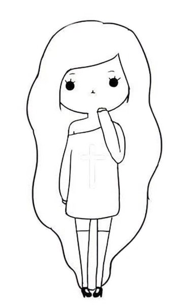 Красивые рисунки девочек легкие