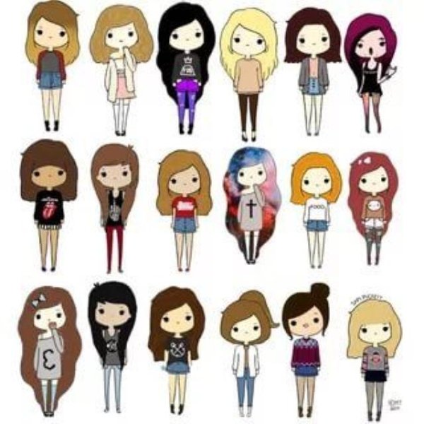 Рисунки для личного дневника для девочек