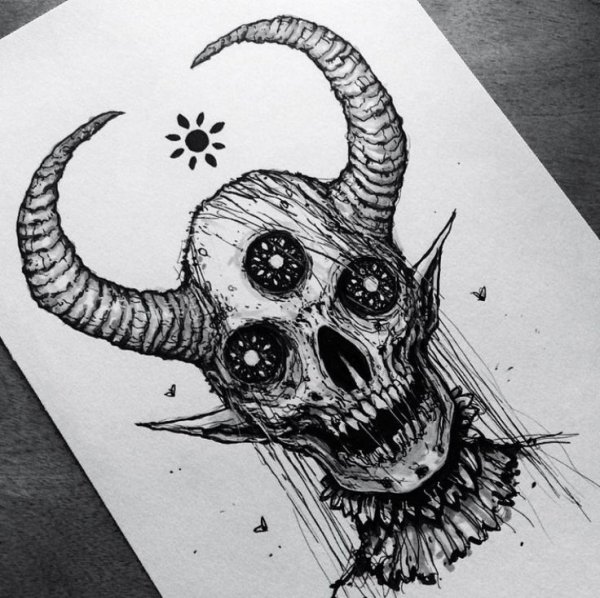 Хоррор стиль рисования